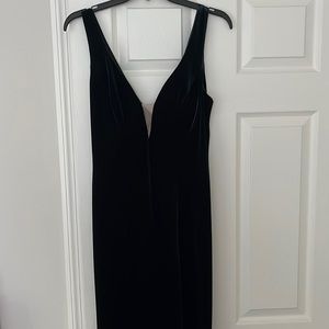 Emerald Velvet Dress